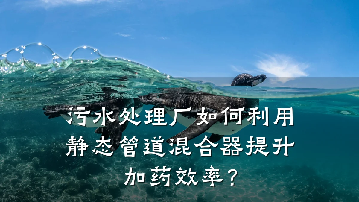 污水处理厂如何利用静态管道混合器提升加药效率？