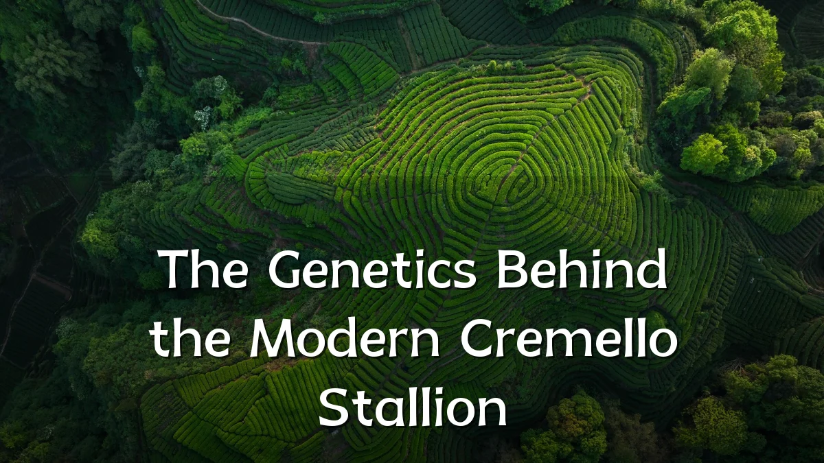 The Genetics Behind the Modern Cremello Stallion
