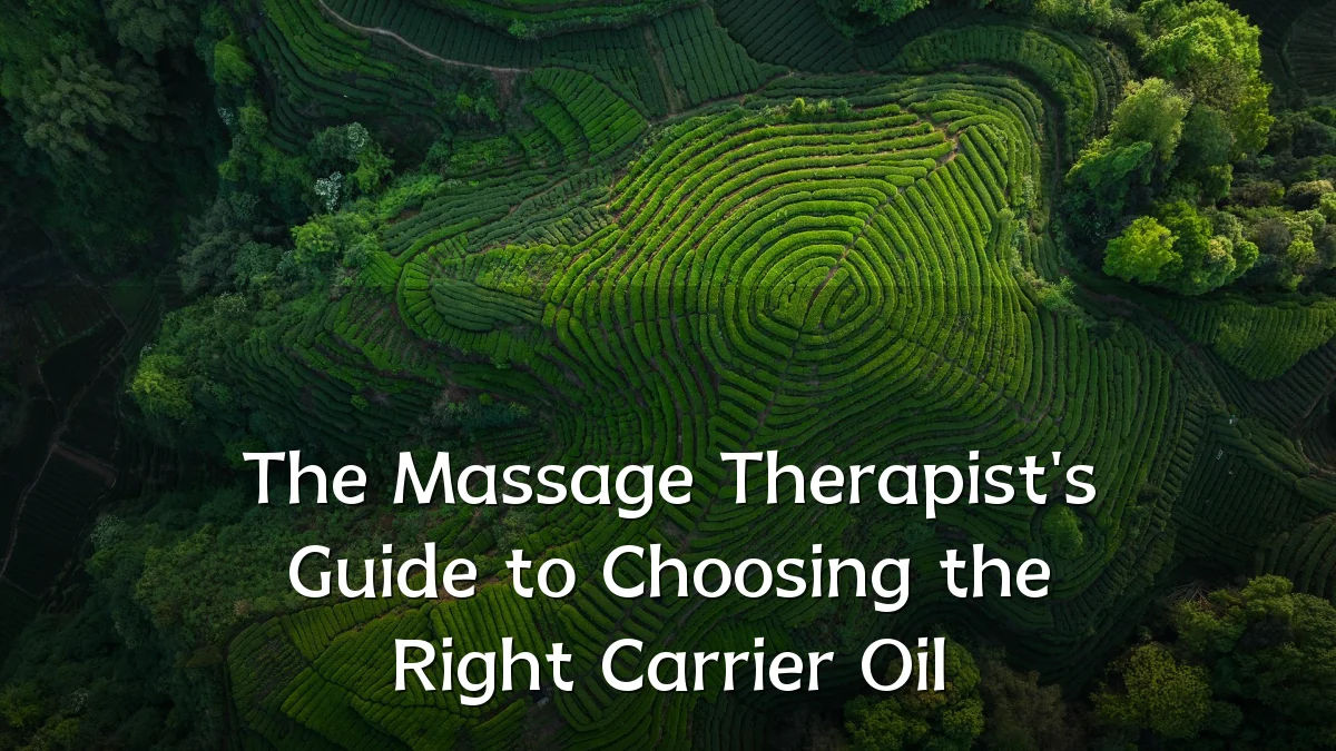 The Massage Therapist's Guide to Choosing the Right Carrier Oil