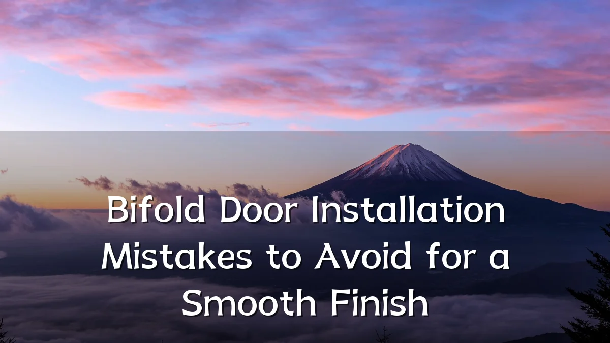 Bifold Door Installation Mistakes to Avoid for a Smooth Finish