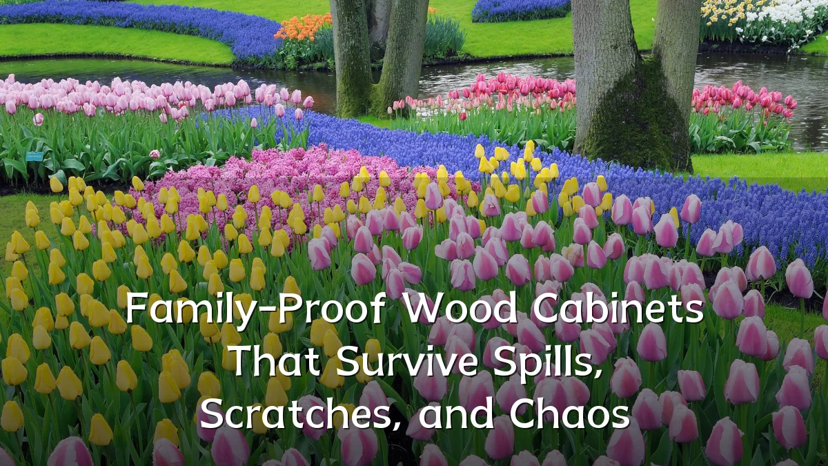 Family-Proof Wood Cabinets That Survive Spills, Scratches, and Chaos