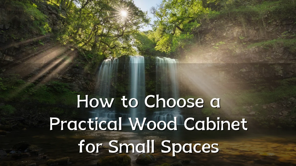 How to Choose a Practical Wood Cabinet for Small Spaces