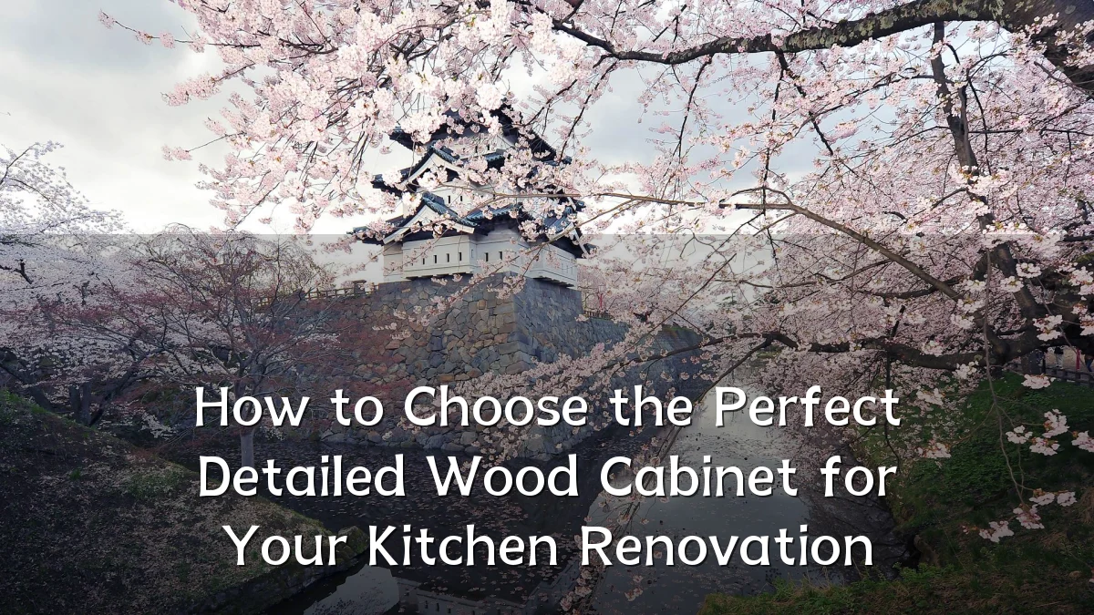 How to Choose the Perfect Detailed Wood Cabinet for Your Kitchen Renovation