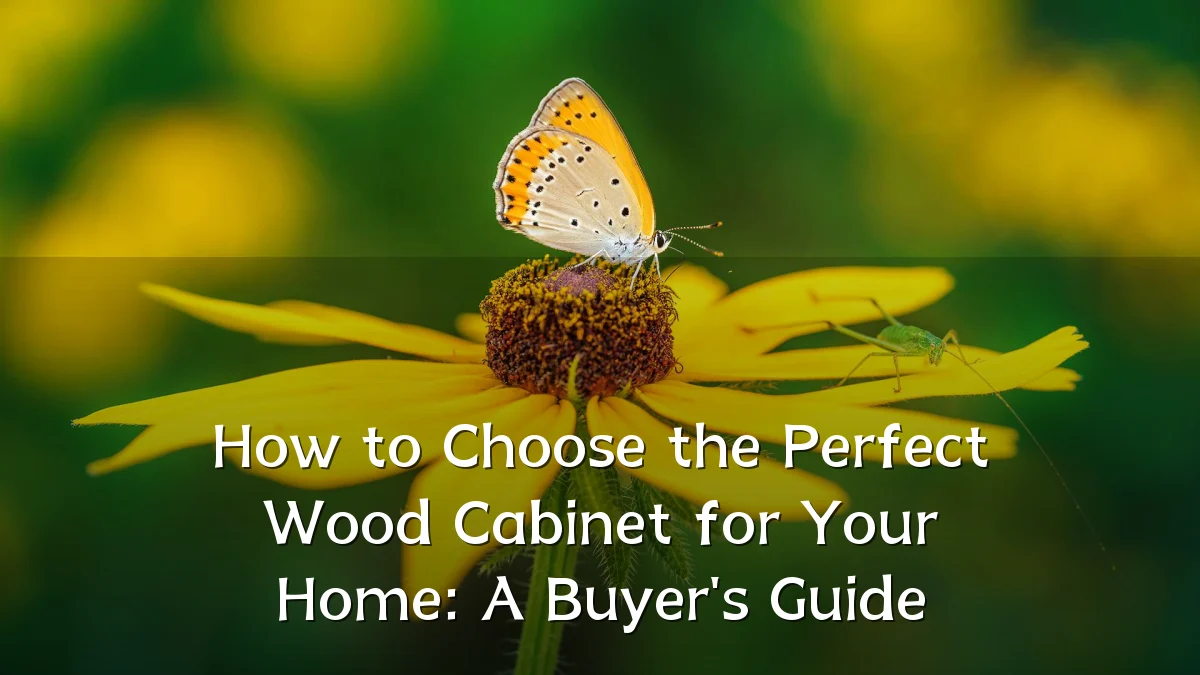 How to Choose the Perfect Wood Cabinet for Your Home: A Buyer's Guide
