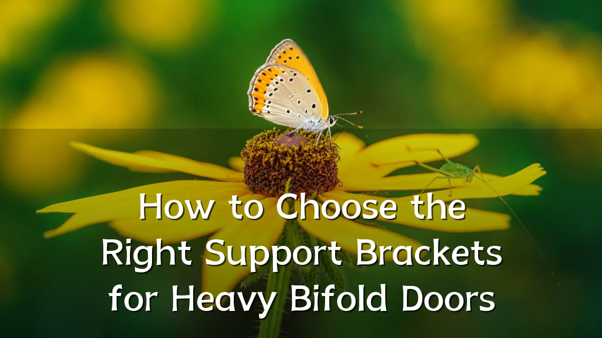 How to Choose the Right Support Brackets for Heavy Bifold Doors
