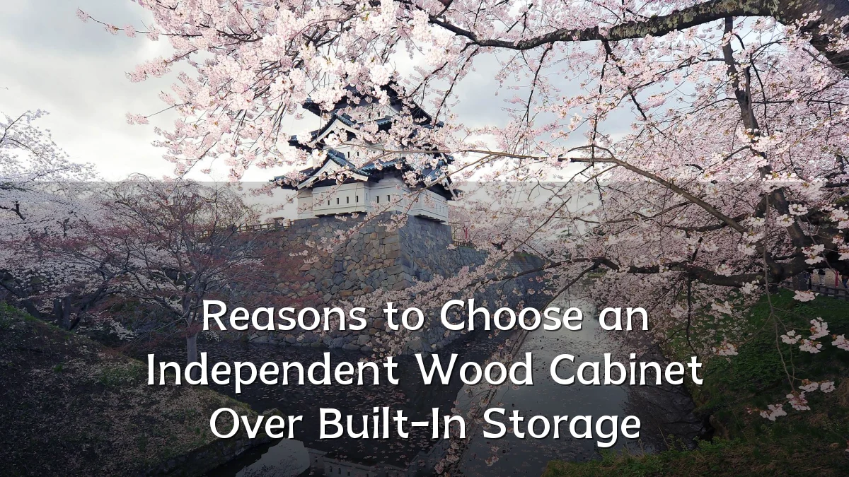 Reasons to Choose an Independent Wood Cabinet Over Built-In Storage