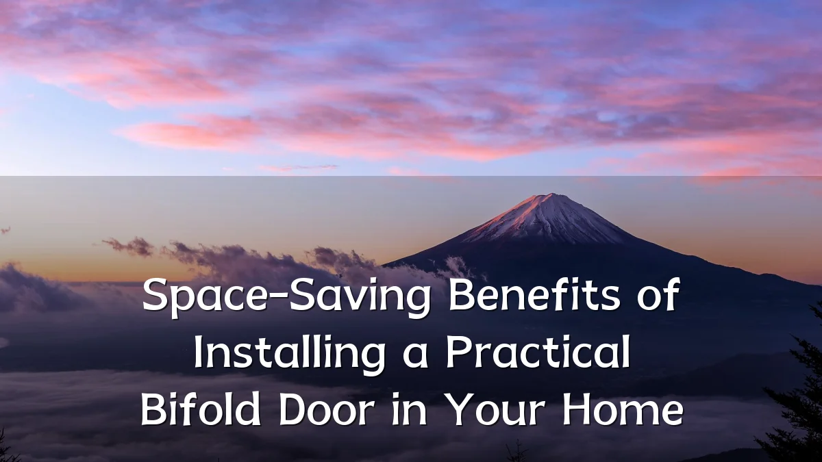 Space-Saving Benefits of Installing a Practical Bifold Door in Your Home