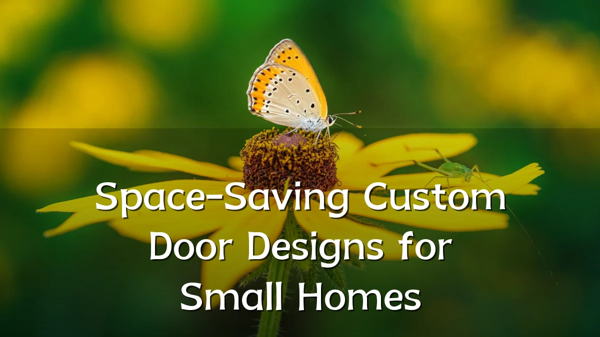 Space-Saving Custom Door Designs for Small Homes