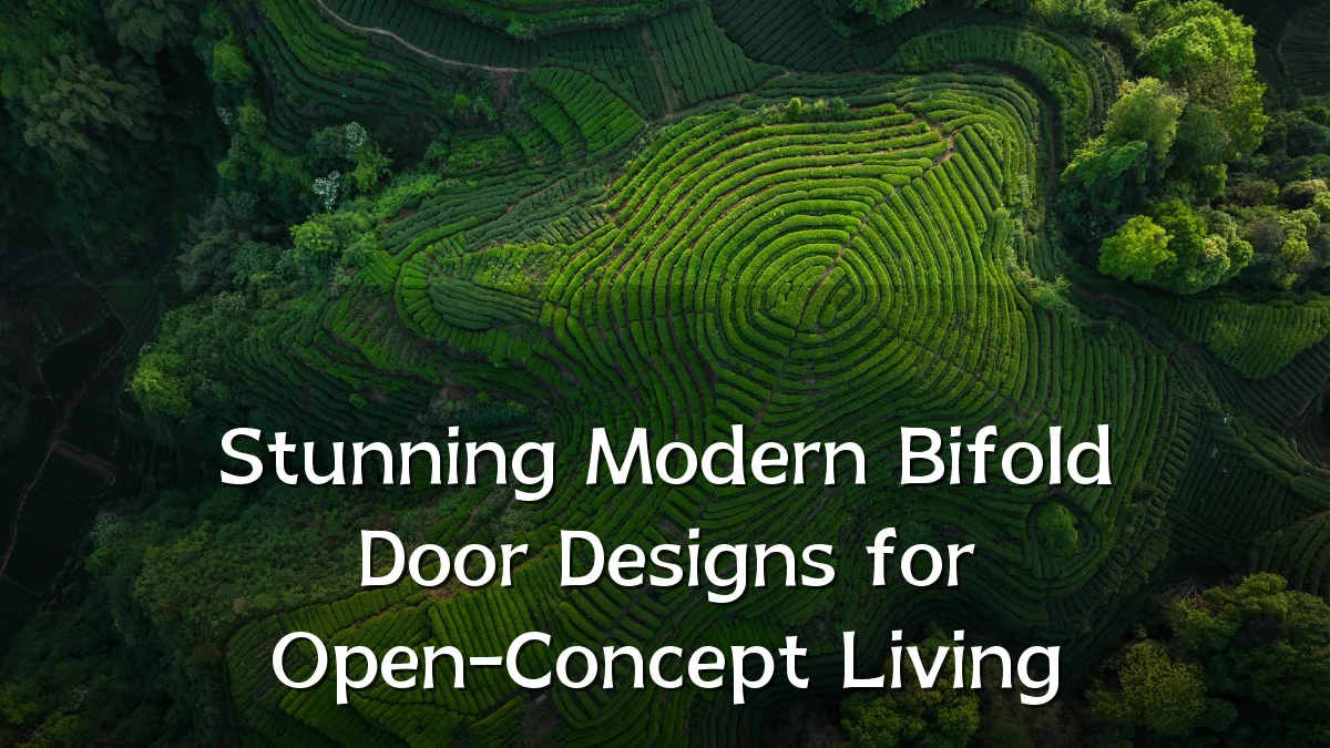 Stunning Modern Bifold Door Designs for Open-Concept Living