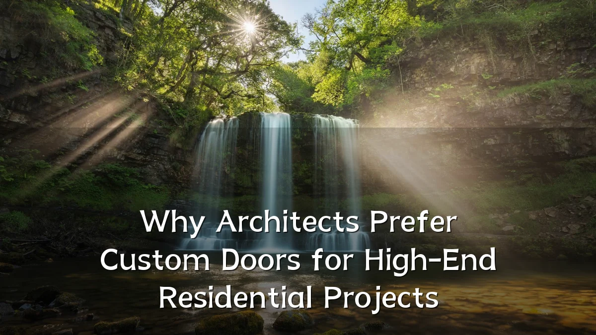 Why Architects Prefer Custom Doors for High-End Residential Projects