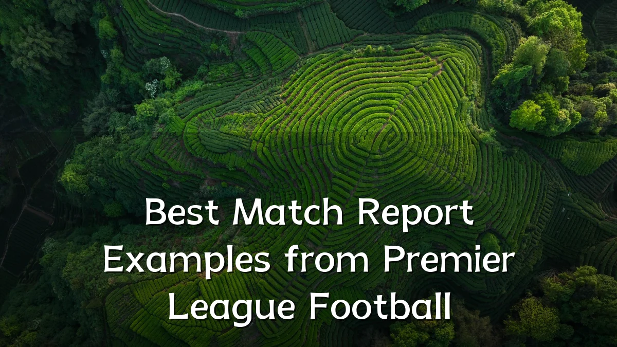 Best Match Report Examples from Premier League Football