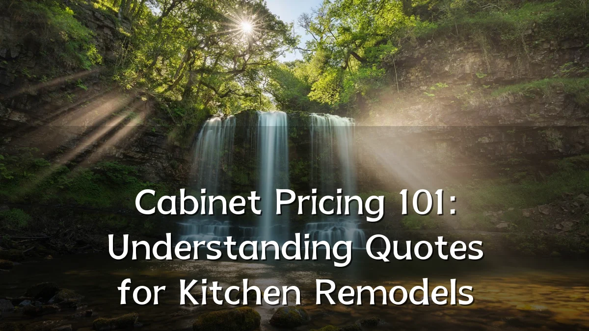 Cabinet Pricing 101: Understanding Quotes for Kitchen Remodels