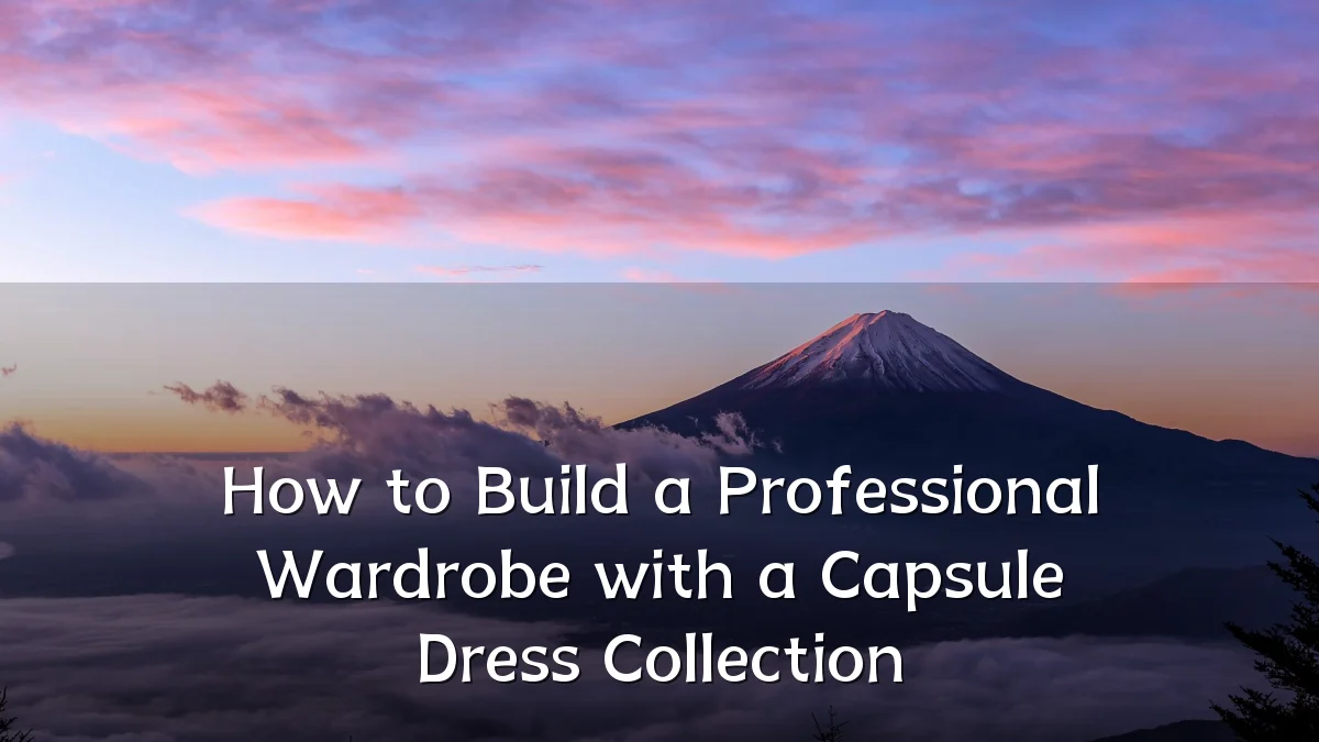 How to Build a Professional Wardrobe with a Capsule Dress Collection
