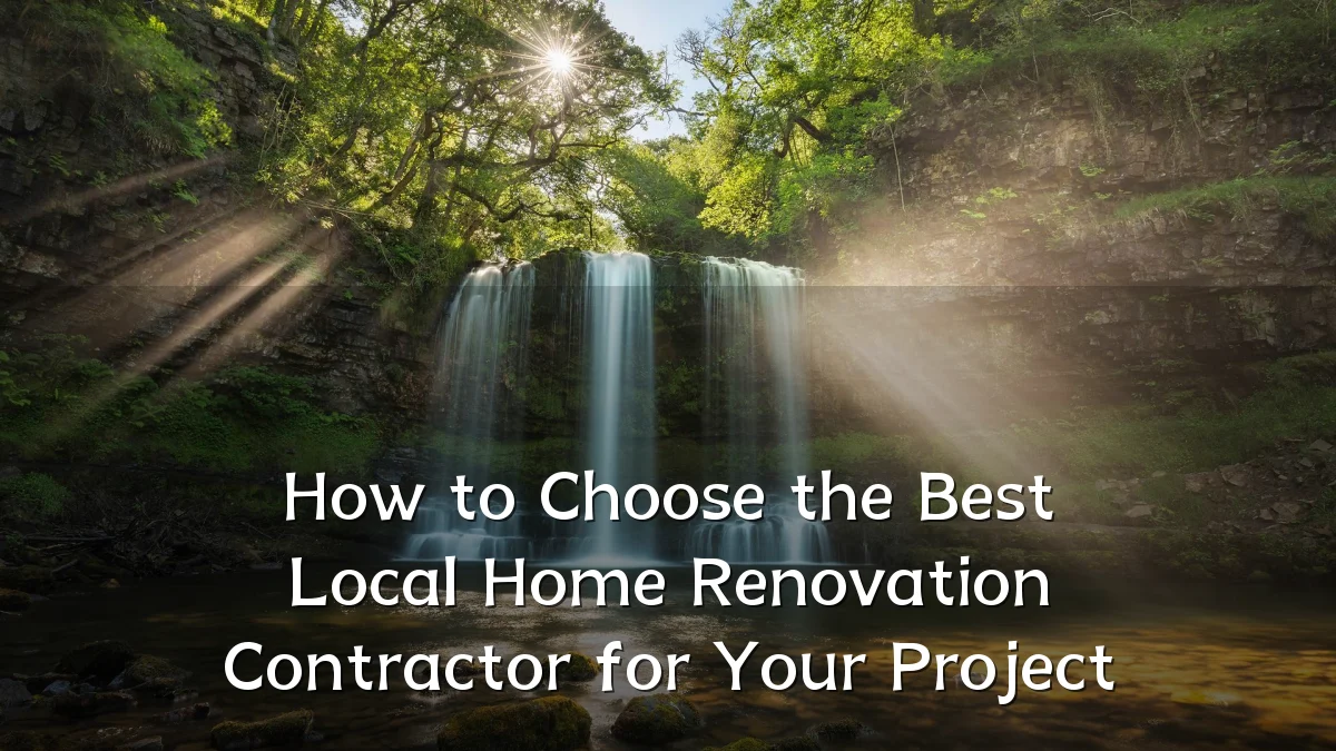 How to Choose the Best Local Home Renovation Contractor for Your Project
