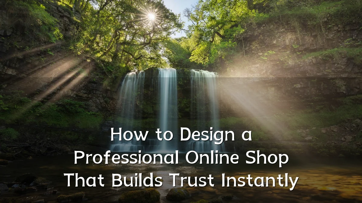 How to Design a Professional Online Shop That Builds Trust Instantly