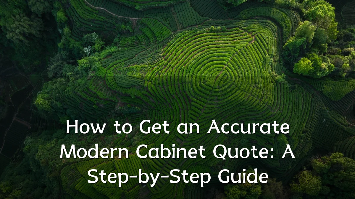 How to Get an Accurate Modern Cabinet Quote: A Step-by-Step Guide
