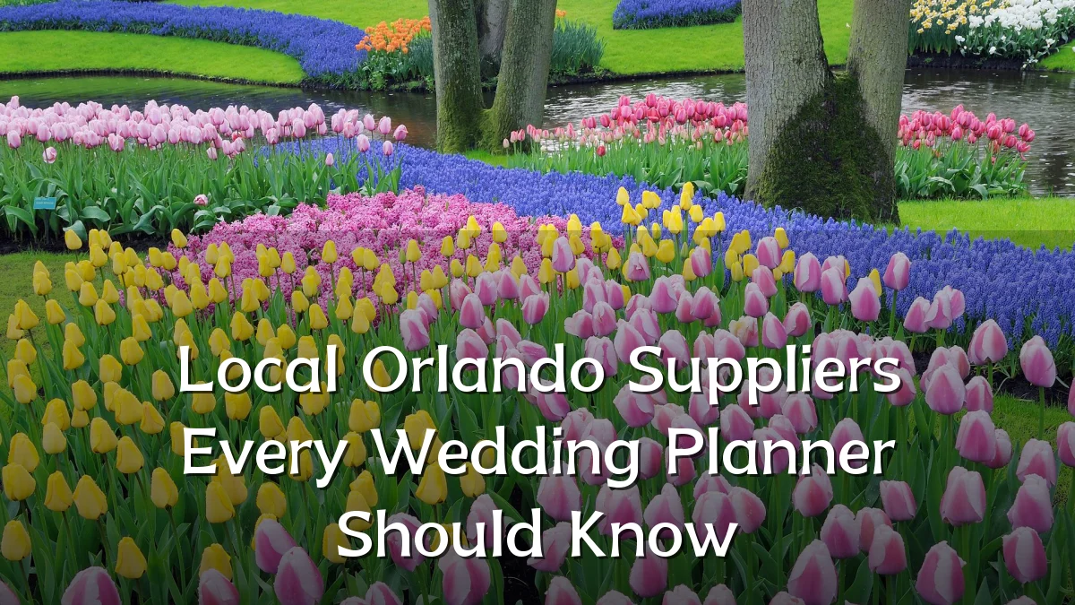 Local Orlando Suppliers Every Wedding Planner Should Know