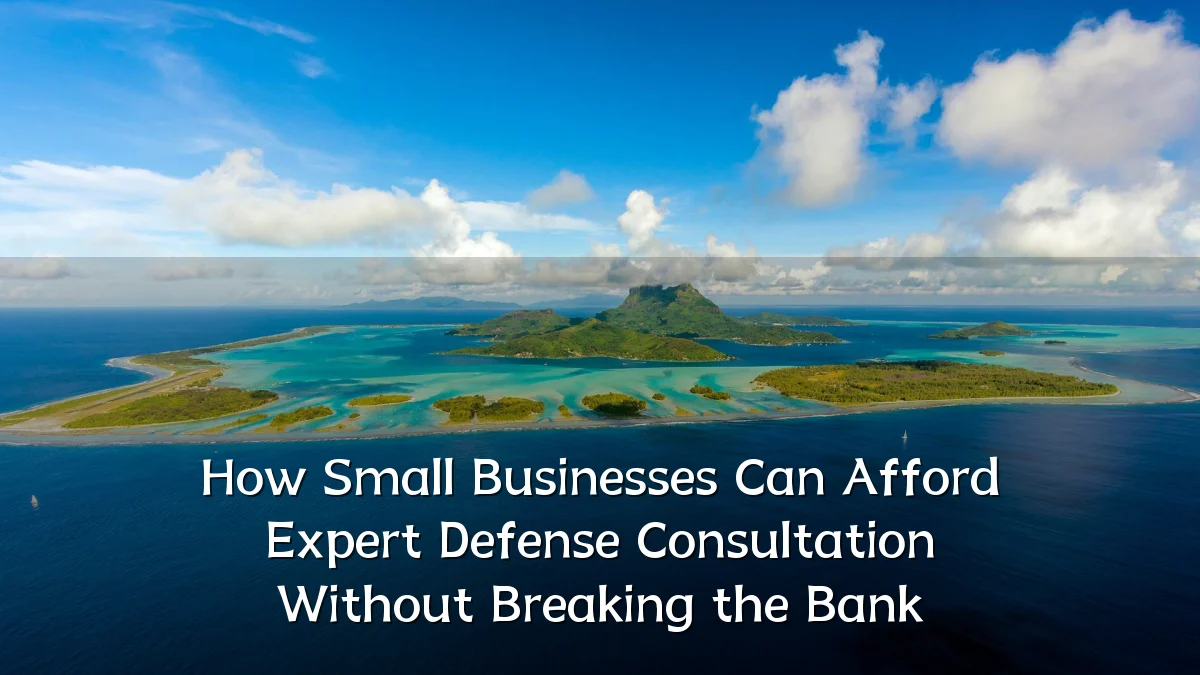 How Small Businesses Can Afford Expert Defense Consultation Without Breaking the Bank