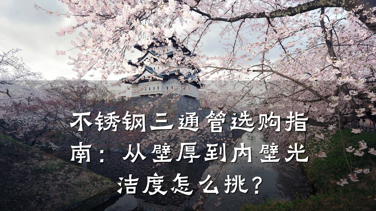 不锈钢三通管选购指南：从壁厚到内壁光洁度怎么挑？